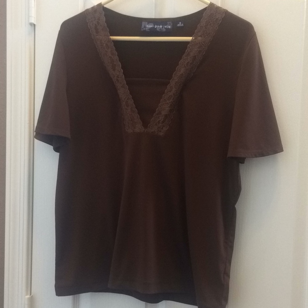 FINAL MARKDOWN Susan Graver tee medium